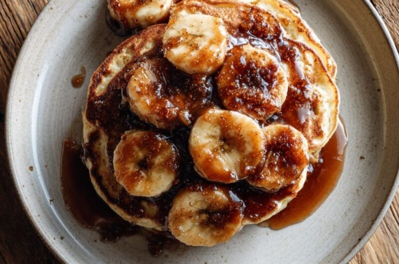 Joanna Gaines Banana Foster Pancakes