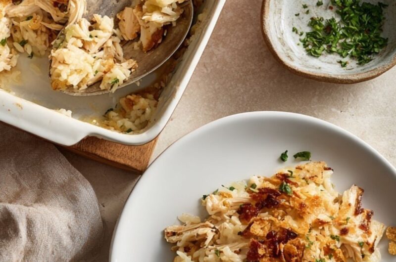 Joanna Gaines Chicken Rice Casserole