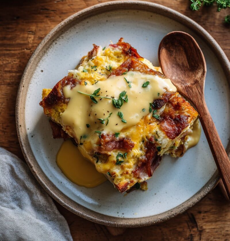 Joanna Gaines Eggs Benedict Casserole