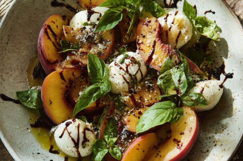 Joanna Gaines Peach Caprese Salad