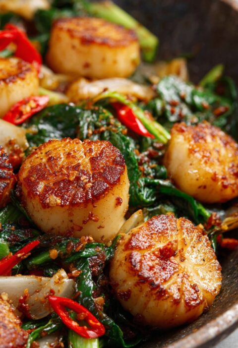 Pioneer Woman Spicy Stir Fry with Scallops Recipe