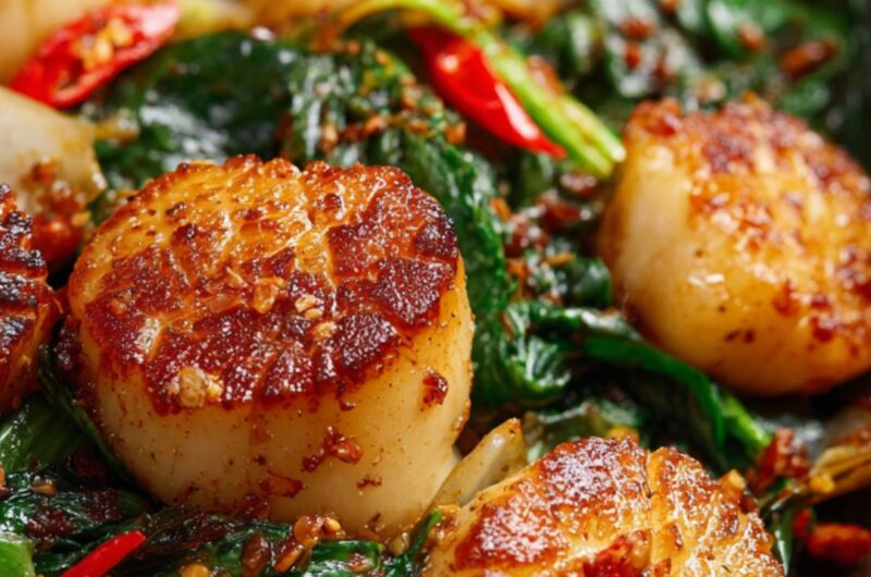 Pioneer Woman Spicy Stir Fry with Scallops