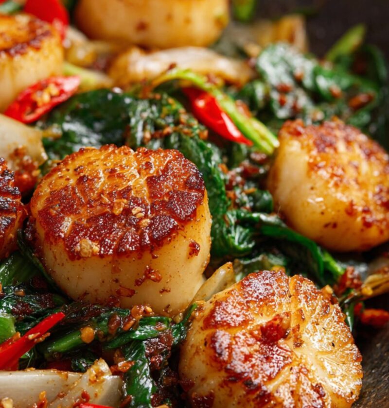 Pioneer Woman Spicy Stir Fry with Scallops Recipe