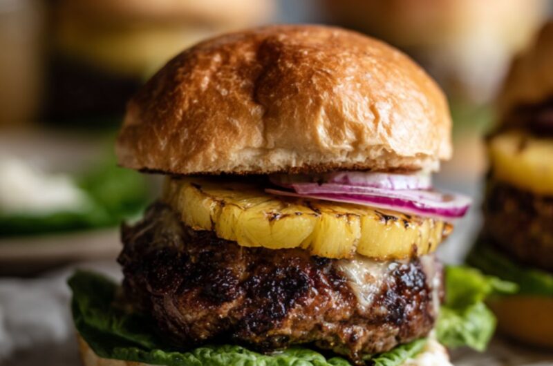 Pioneer Woman Hawaiian Burger