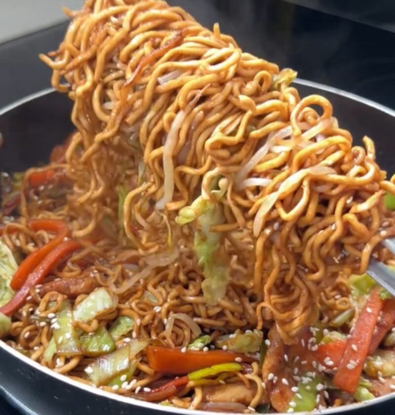 Chicken Lo Mein Noodles Recipe