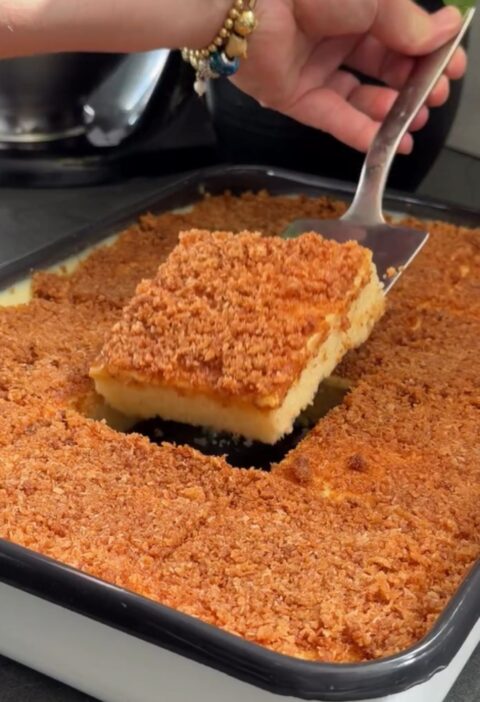 Coconut Custard Cake Recipe