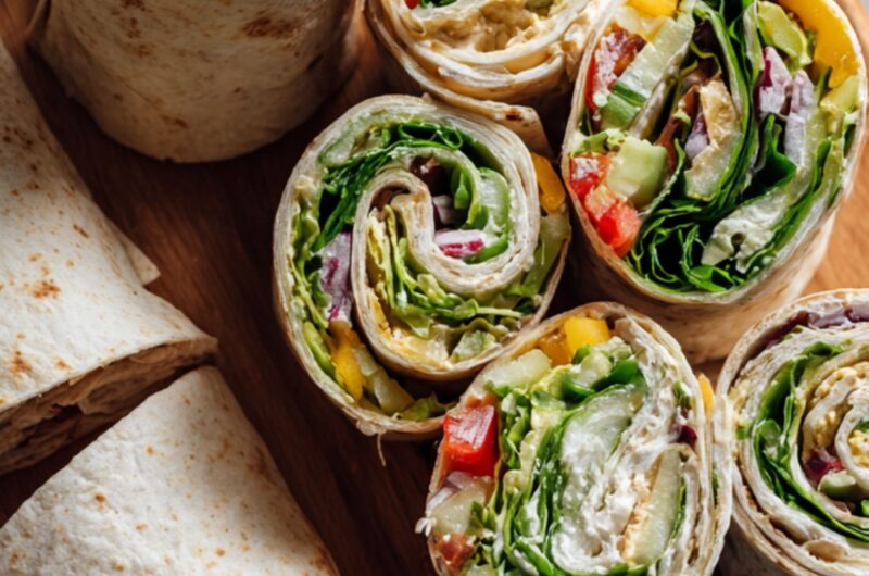 Pioneer Woman Hummus Wrap