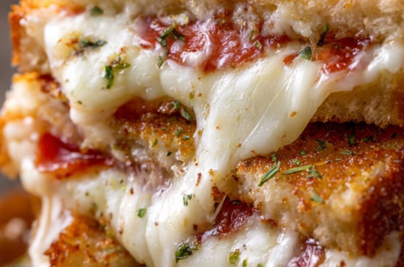 Pioneer Woman Pizza Grilled Cheese Sandwich