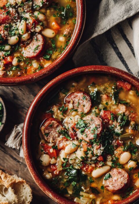 Pioneer Woman White Bean Sausage Soup Recipe