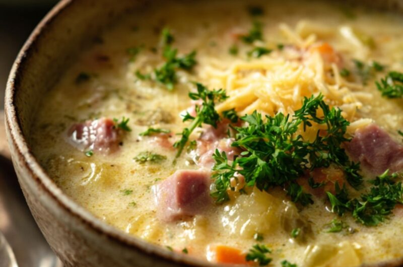 Slow Cooker Pioneer Woman Ham and Potato Soup Recipe