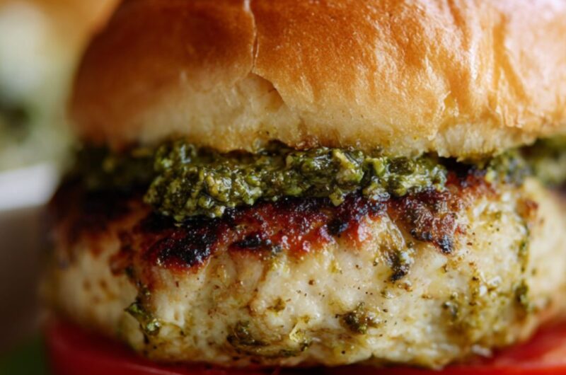 Pioneer Woman Pesto Turkey Burger Recipe