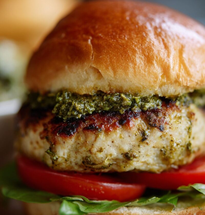 Pioneer Woman Pesto Turkey Burger Recipe