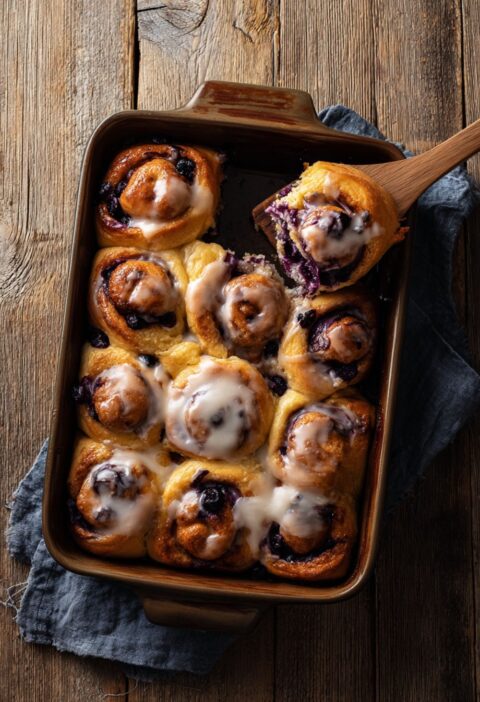 Joanna Gaines Blueberry Sweet Rolls