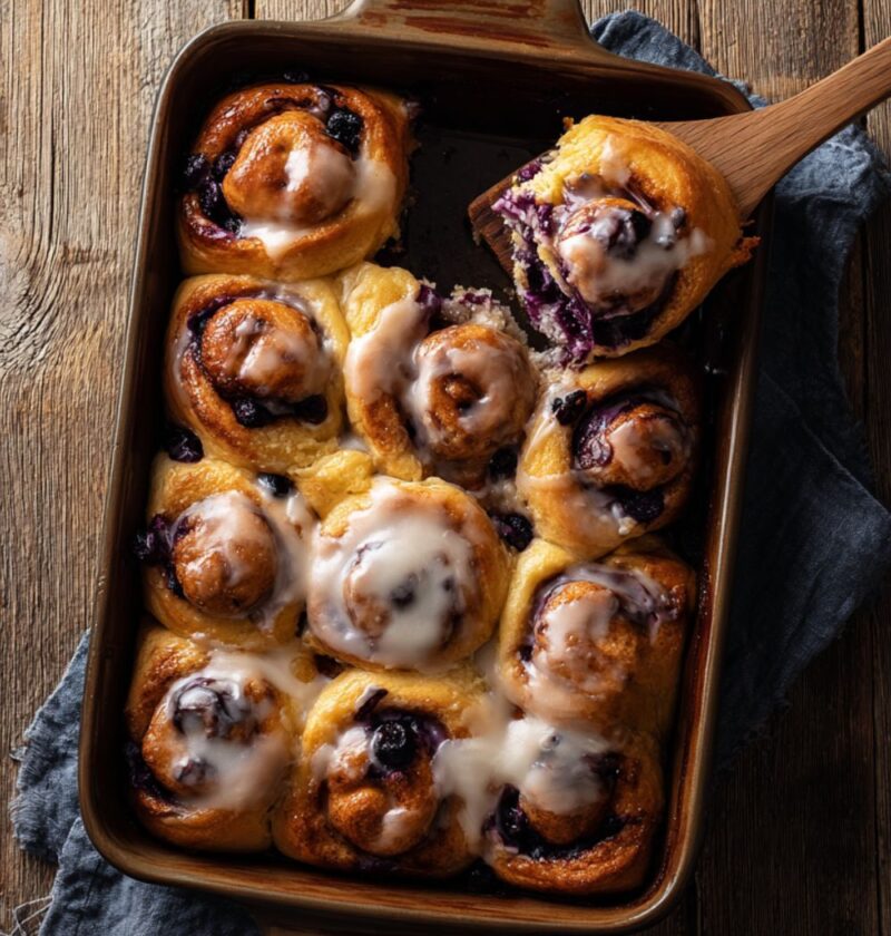Joanna Gaines Blueberry Sweet Rolls