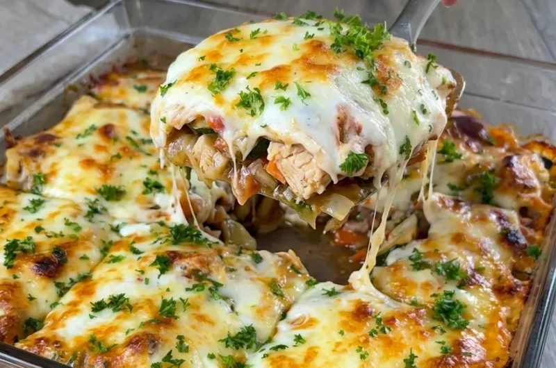Loaded Chicken and Potato Bake with Béchamel