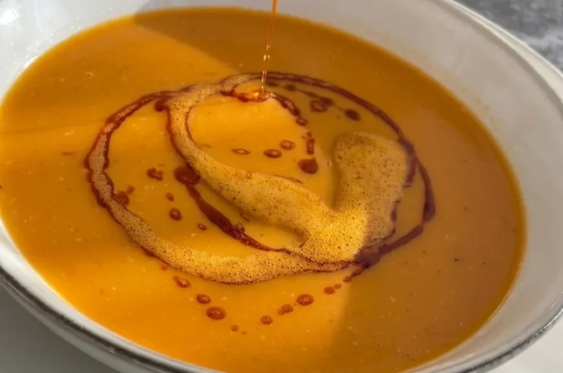 Red Lentil Soup with Spiced Butter