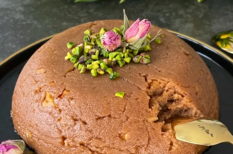 Semolina Halva with Nuts