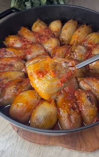 Authentic Mardin Stuffed Onions