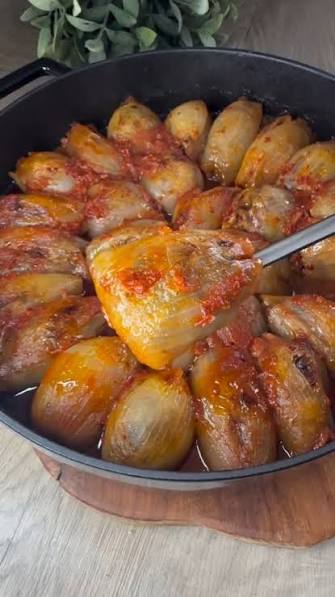 Authentic Mardin Stuffed Onions