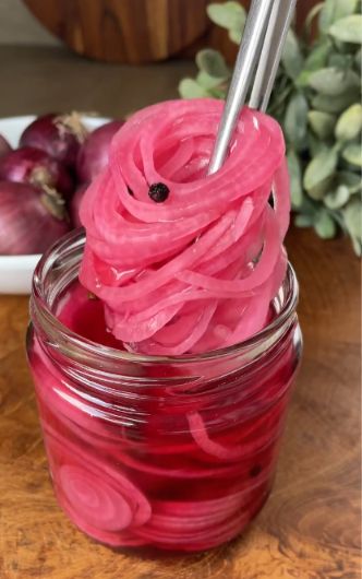 Quick Pickled Red Onions